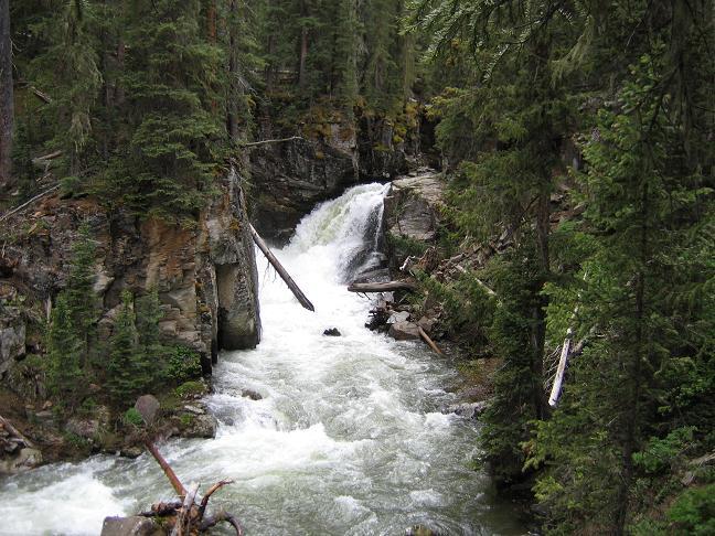 20 foot waterfall (Portage)