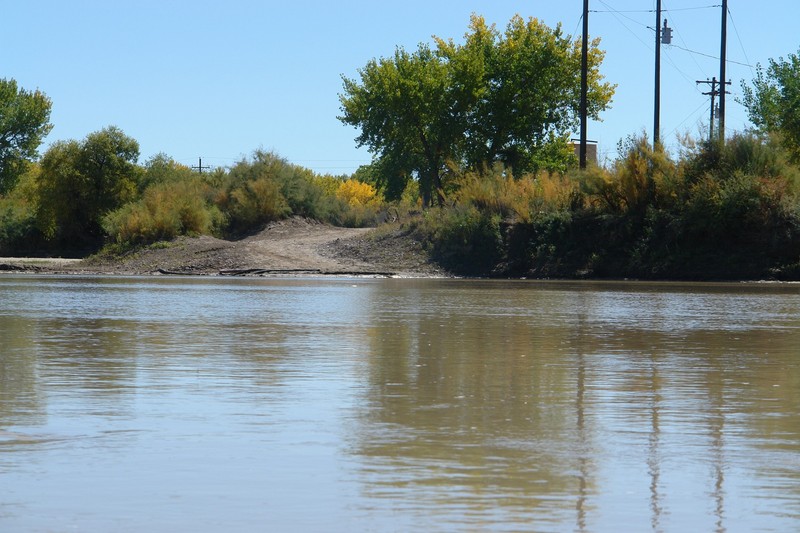 Ouray Bridge boat ramp