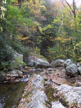 Entrance to 12 foot falls