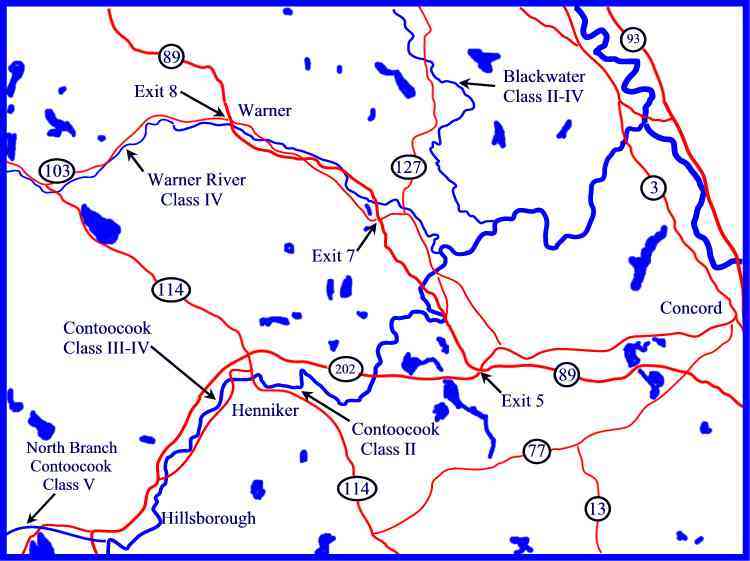 Rivers of the lower Contoocook region