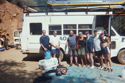 Best Raft Crew on the Middle Fork celebrates at the takeout.