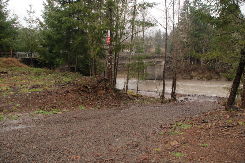 Take-out at Tower Road - Washington State Discover Pass required.