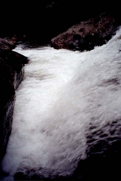 Bottom drop of first rapid