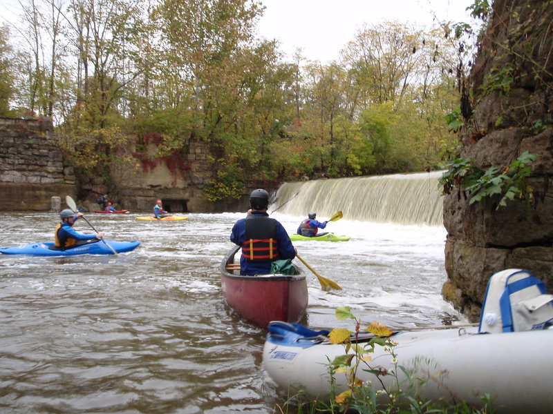 Barrett Mill Road bridge & mill dam