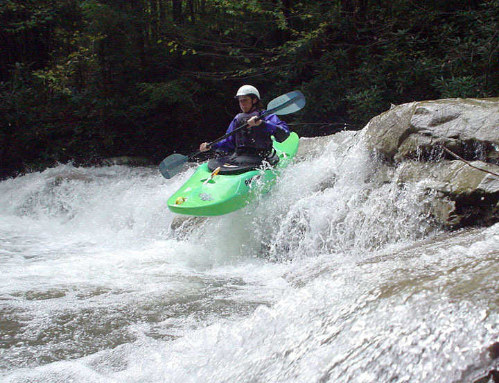 Ledge in lower section