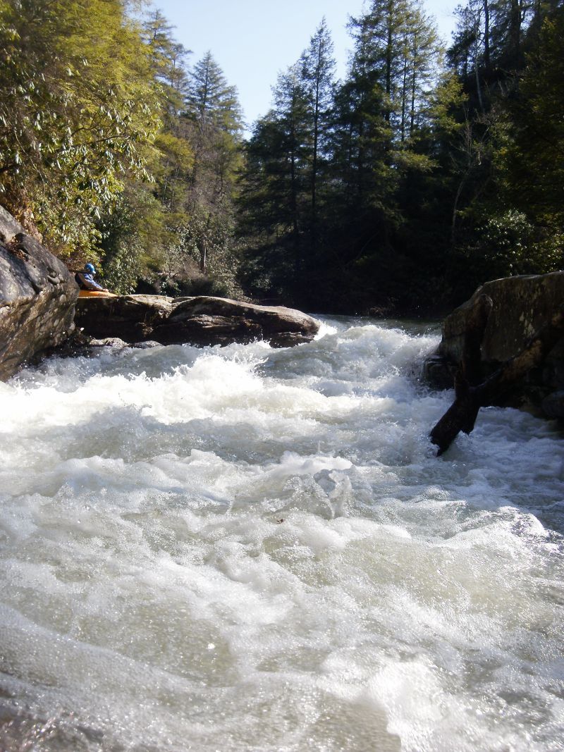 The rapid below the bridge