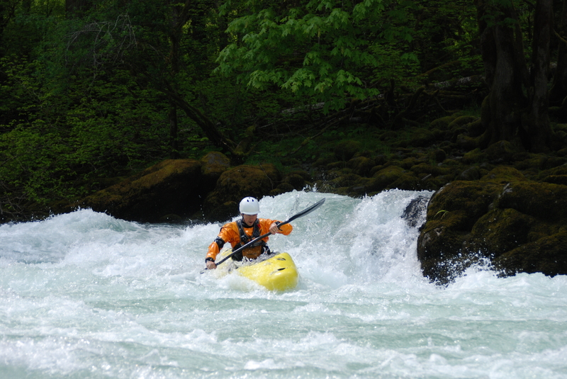 Glines Canyon ledge drop