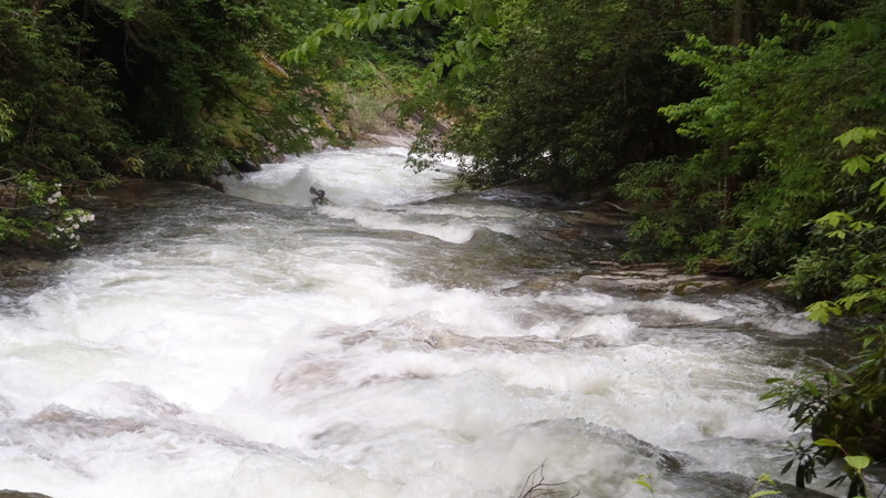 Mini Gorge's Fourth Rapid: Swirly Gneiss