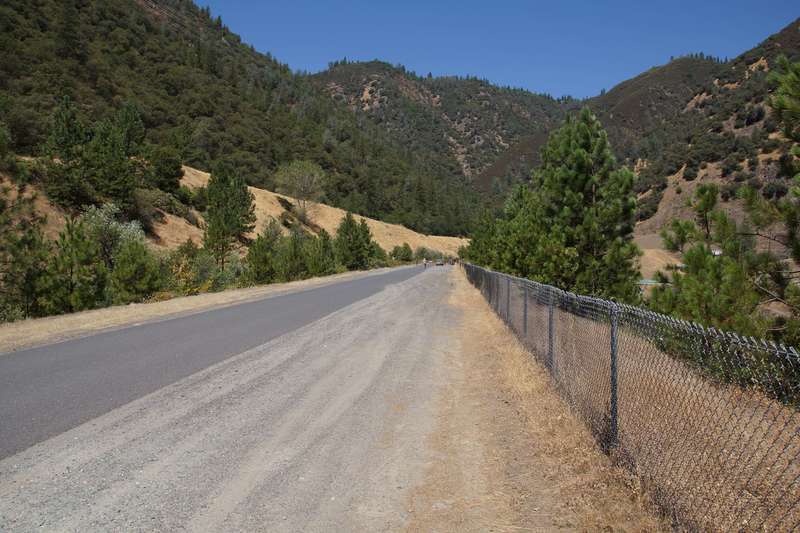 Parking area near Stanislaus Powerhouse