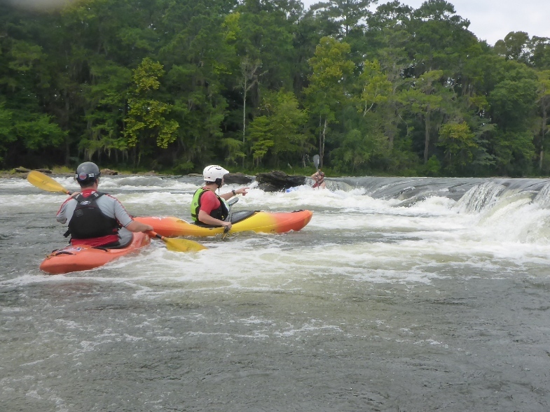 Ledges above falls (Right)