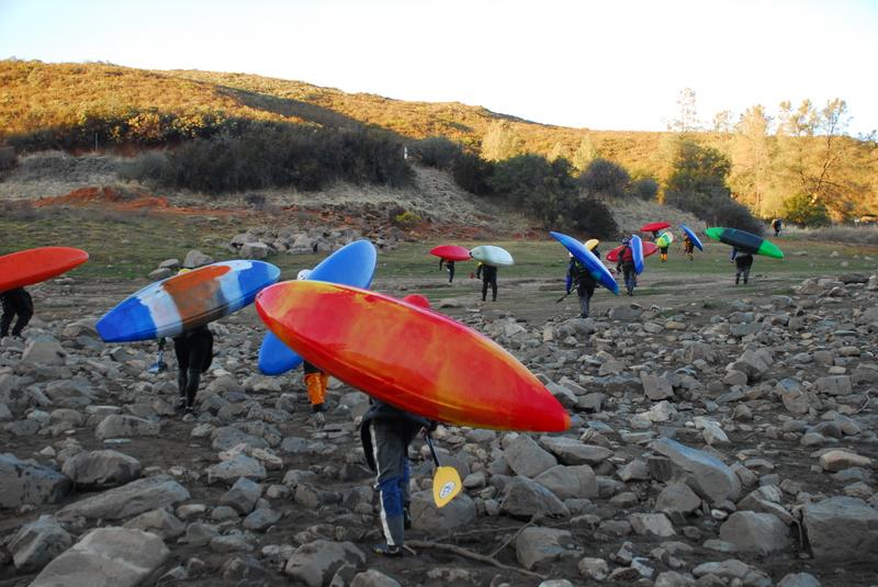 Skunk Hollow at Salmon Falls Road Bridge at Folsom Reservoir Take-Out