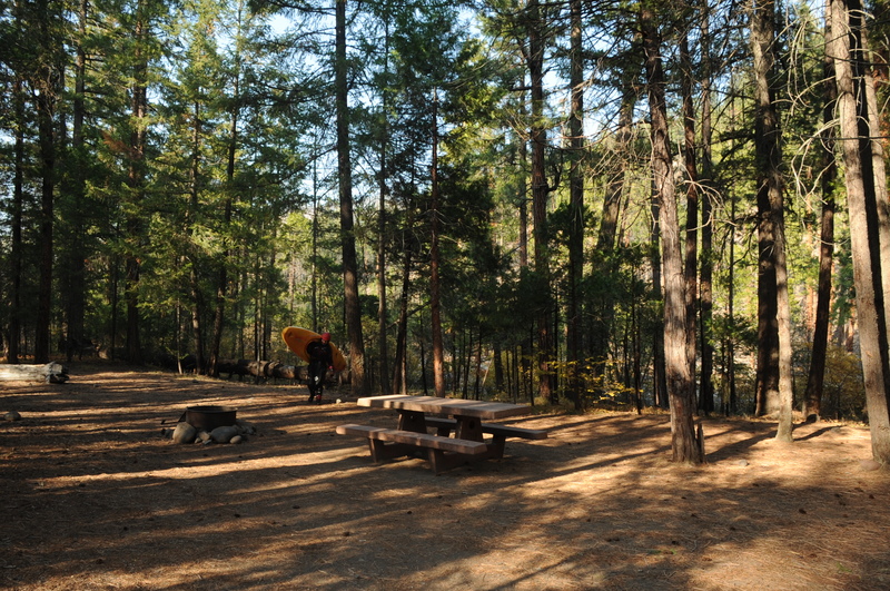 Monty Campground, Take Out