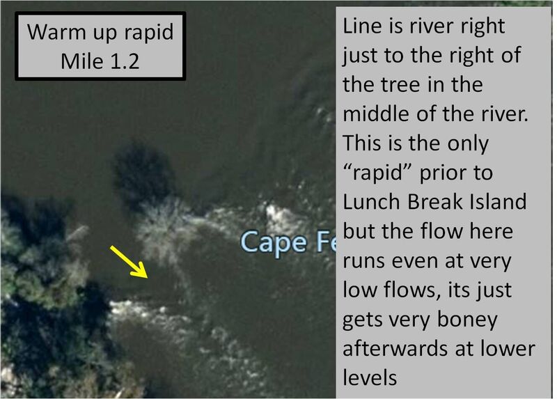 McAlister's Falls /Warm up rapid