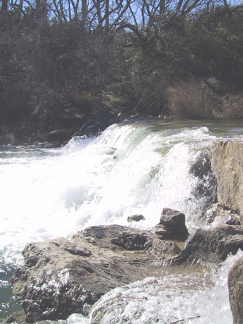 Low-Head Dam Near Hill of Life (Horne's Falls)