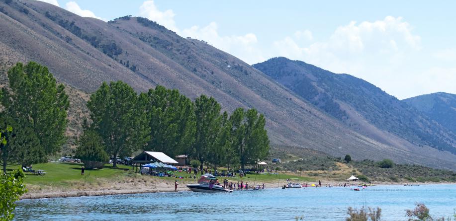 Bear Creek - The left side of the Island.