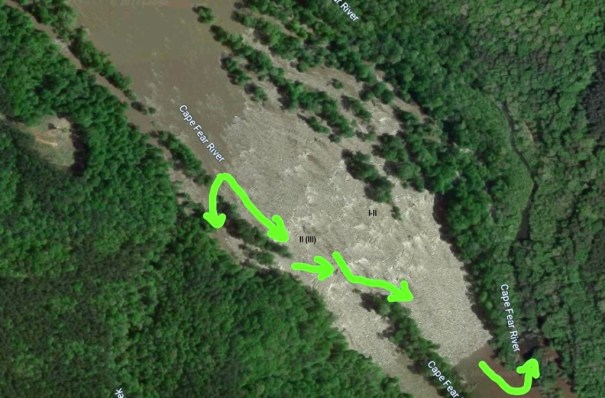 Buckhorn Creek (Route for Hiking Back Upstream)