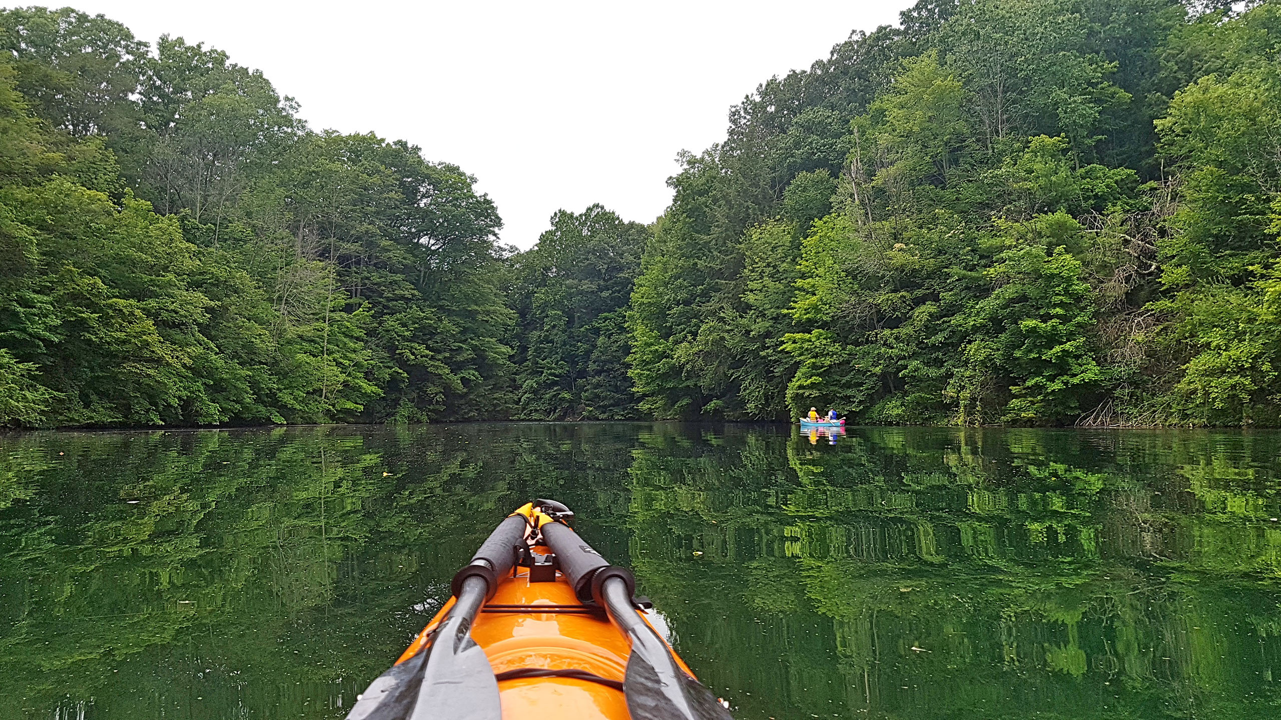 Confluence Deer Creek/Underwood Creek: Drainage area: 16 sq.mi.