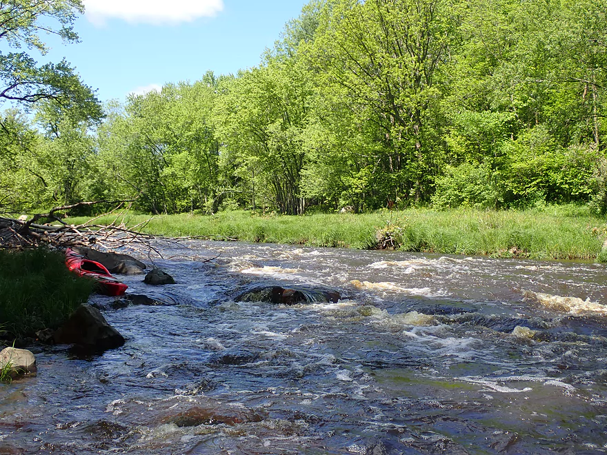 Drainage area: ~63 sq.mi.