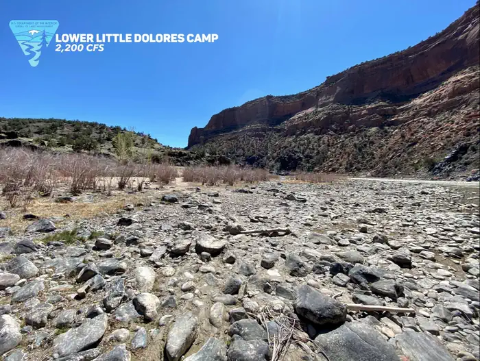 Lower Little Dolores camp