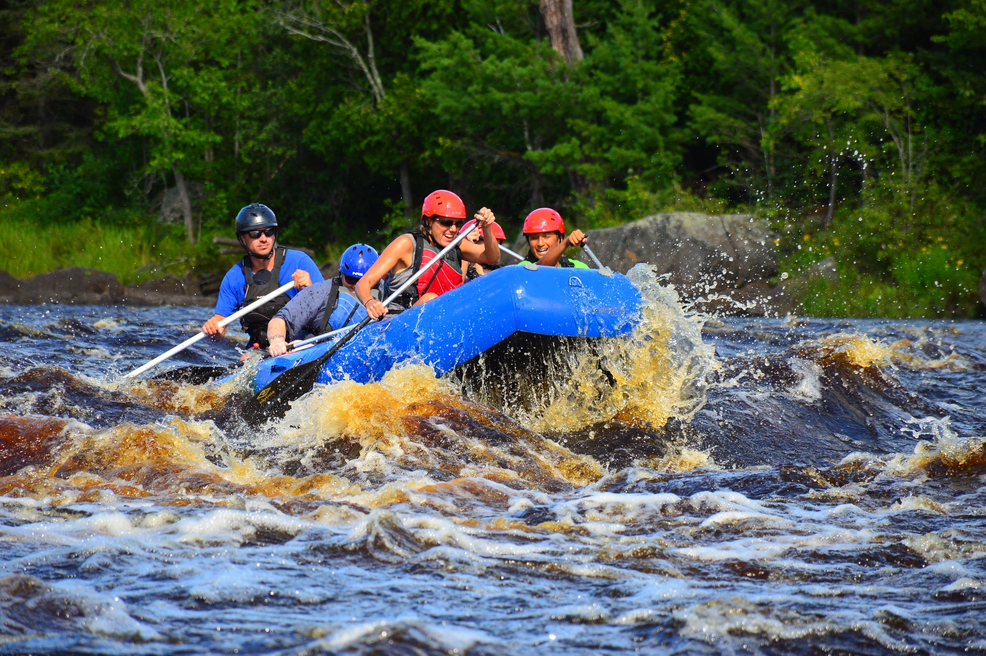 marked rapids #7 (at 1410' contour)