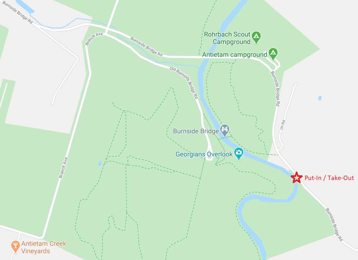 Molly's Hole & Burnside Bridge Rd. Access