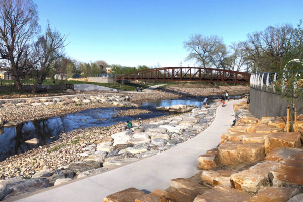 Poudre River Whitewater Park Parking Lot