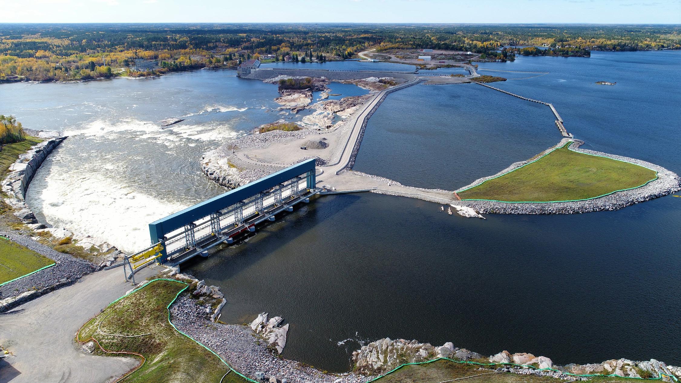 Power Plant - Low Head Dam - Portage
