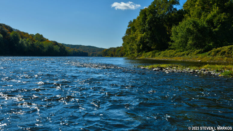 Put-in - Bushkill River Access.  