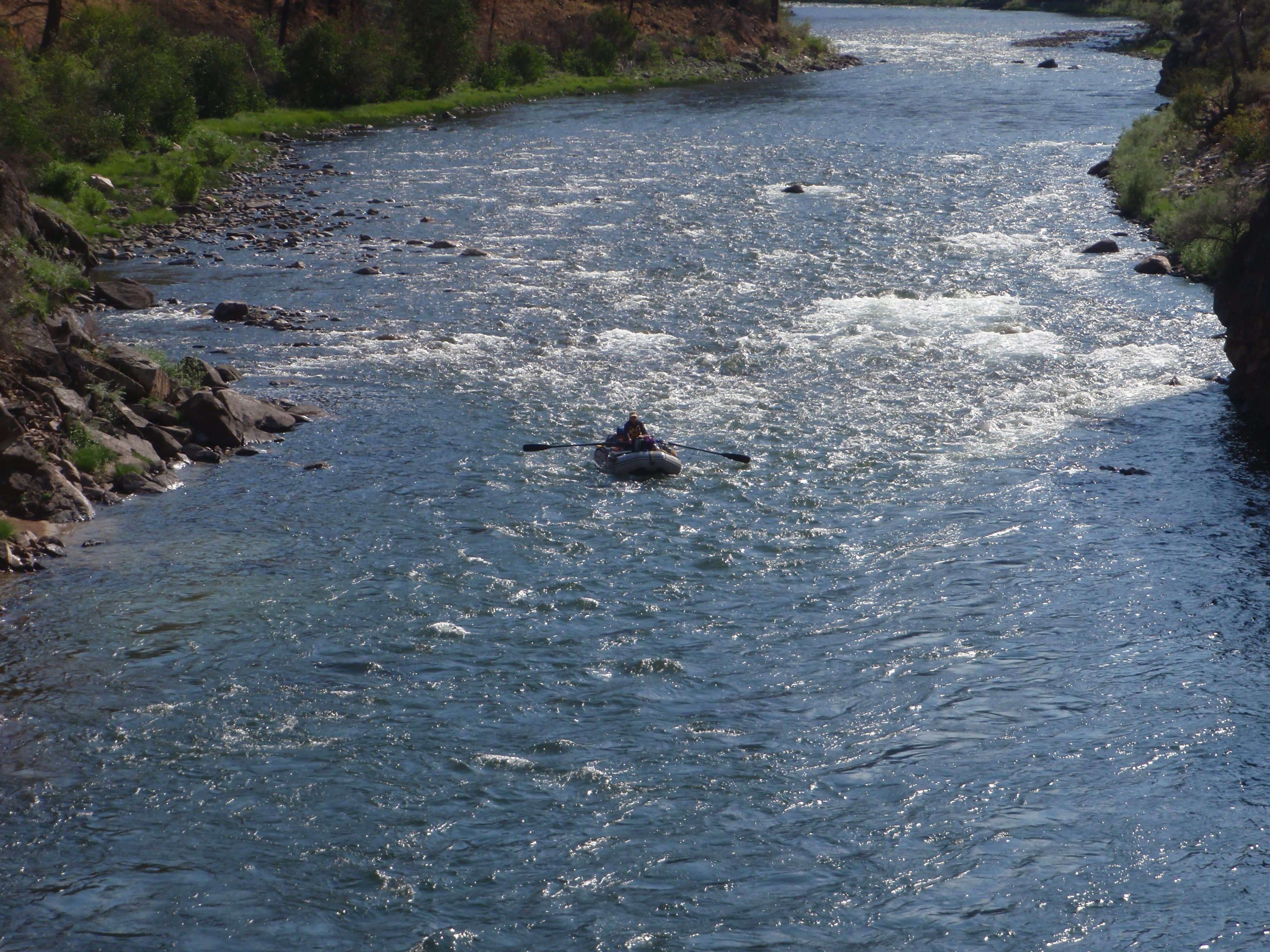 Put-in: Drainage area: ~355 sq.mi.