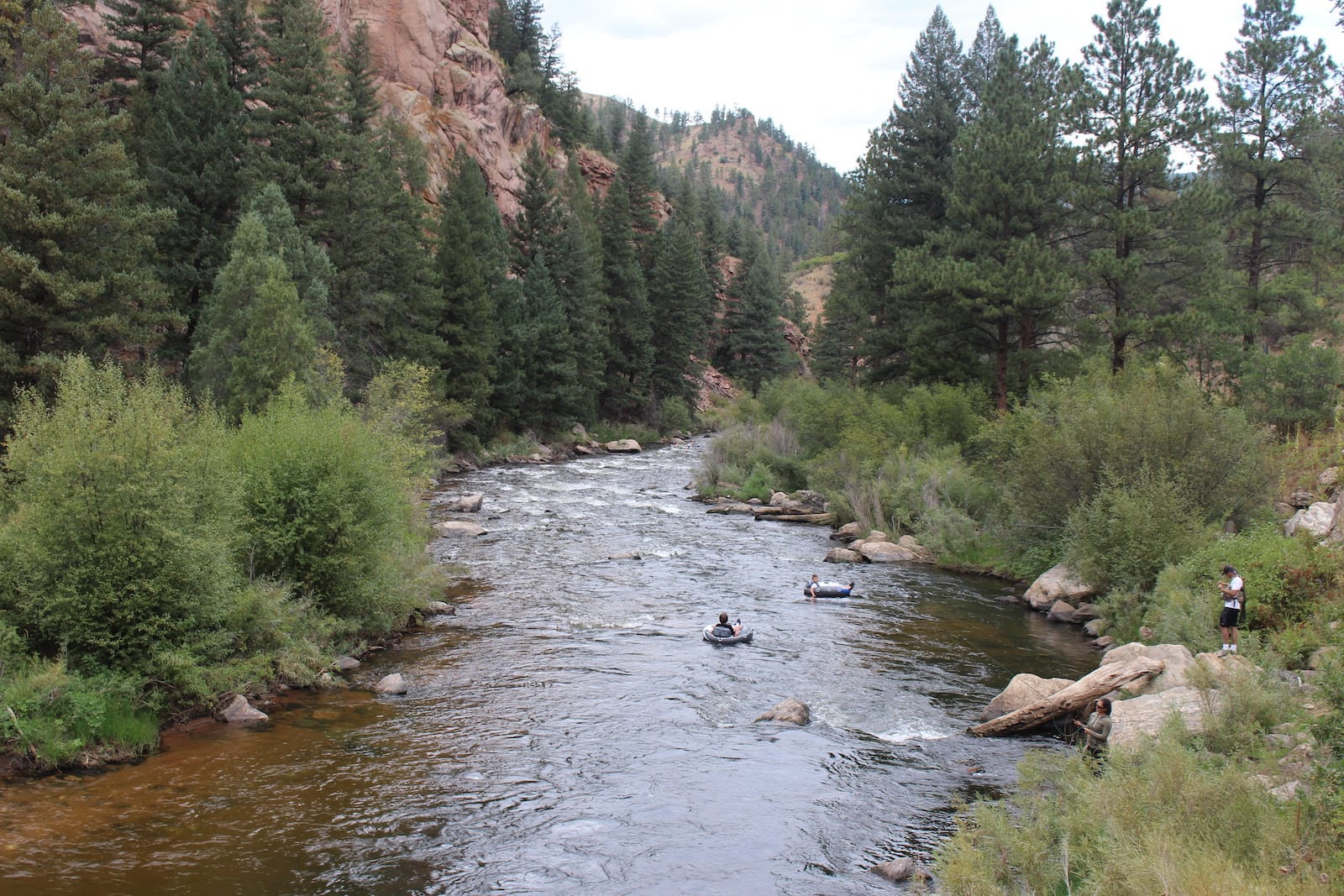 Put In - First Section of Rapids - Hep A and Hep B