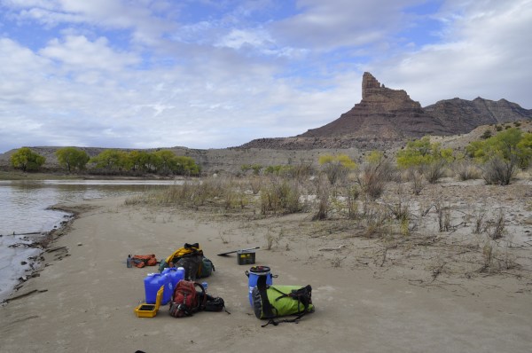 Start of Uintah and Ouray Reservation, River Left