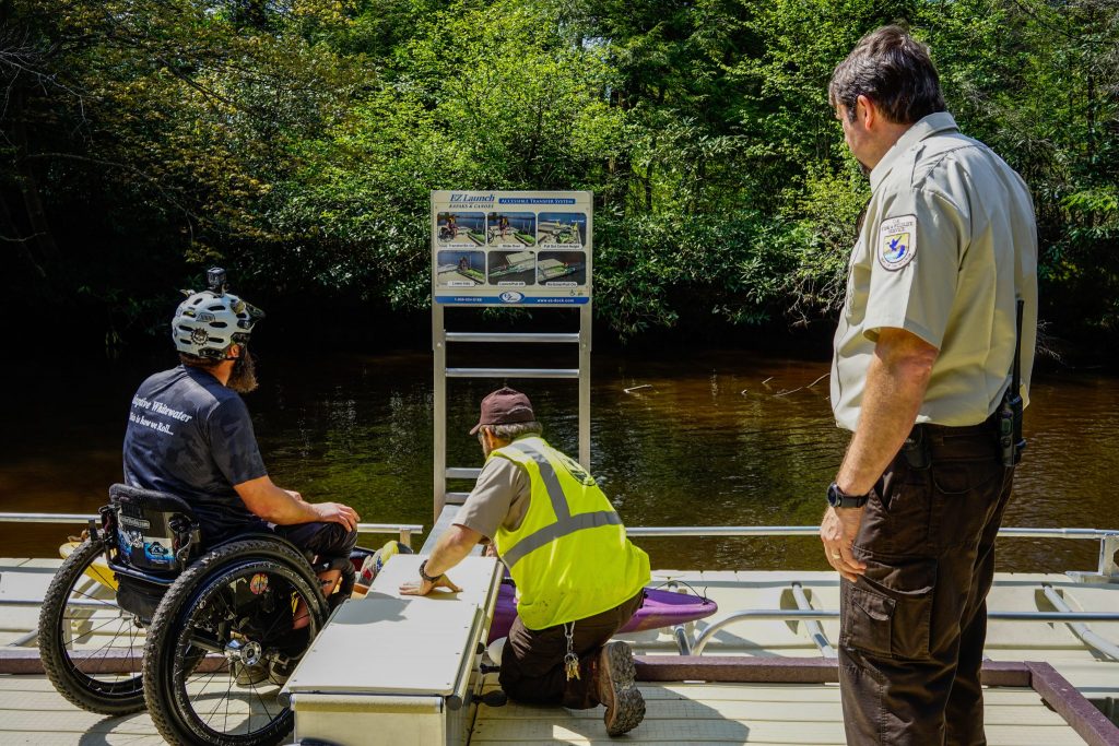 Take-out - Camp 70 Rd river access ramp & dock 
