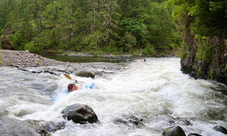 Take Out -  confluence with the West Branch.