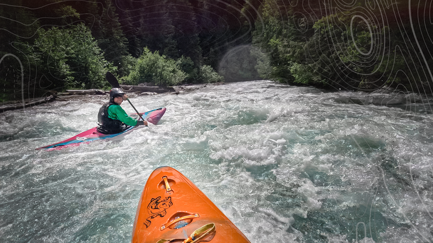 Take Out: Look for the obvious access road on river right after the rapid. 