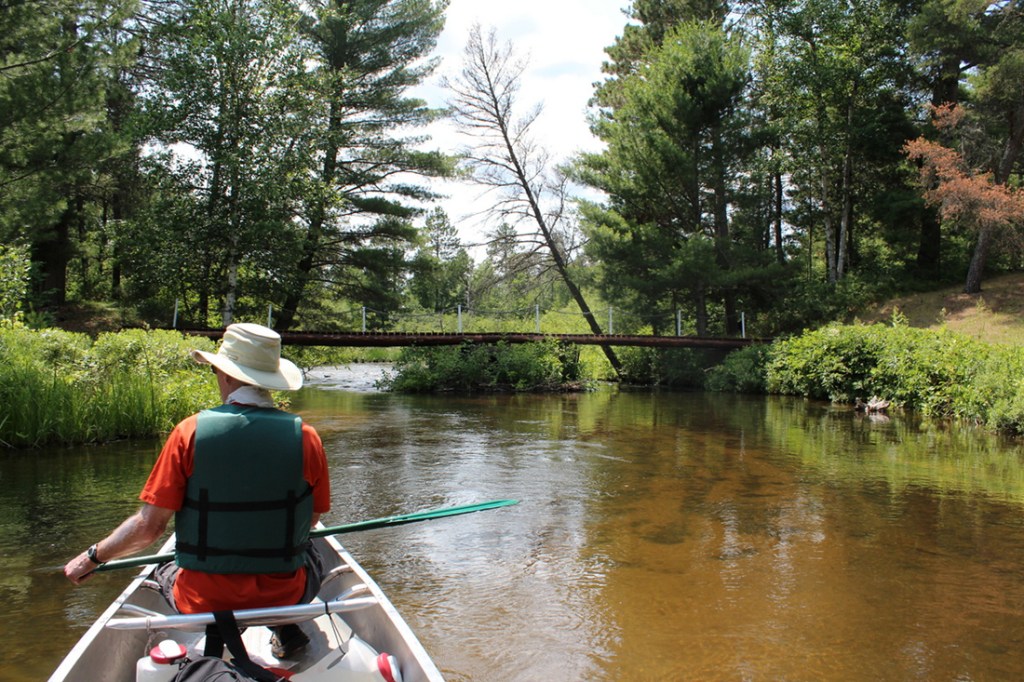 Take-out, or continuing downstream ...