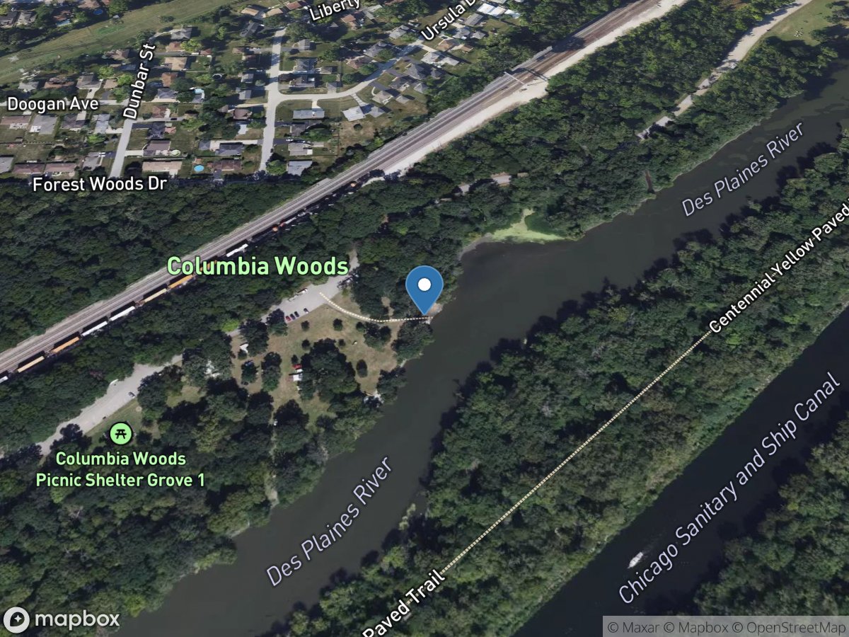 Columbia woods canoe landing