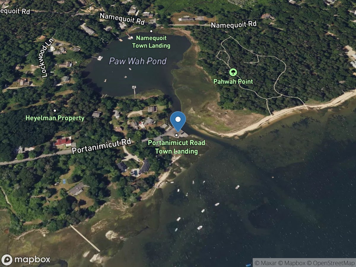 Portanimicut Road/Pah Wah Pond Town Landing