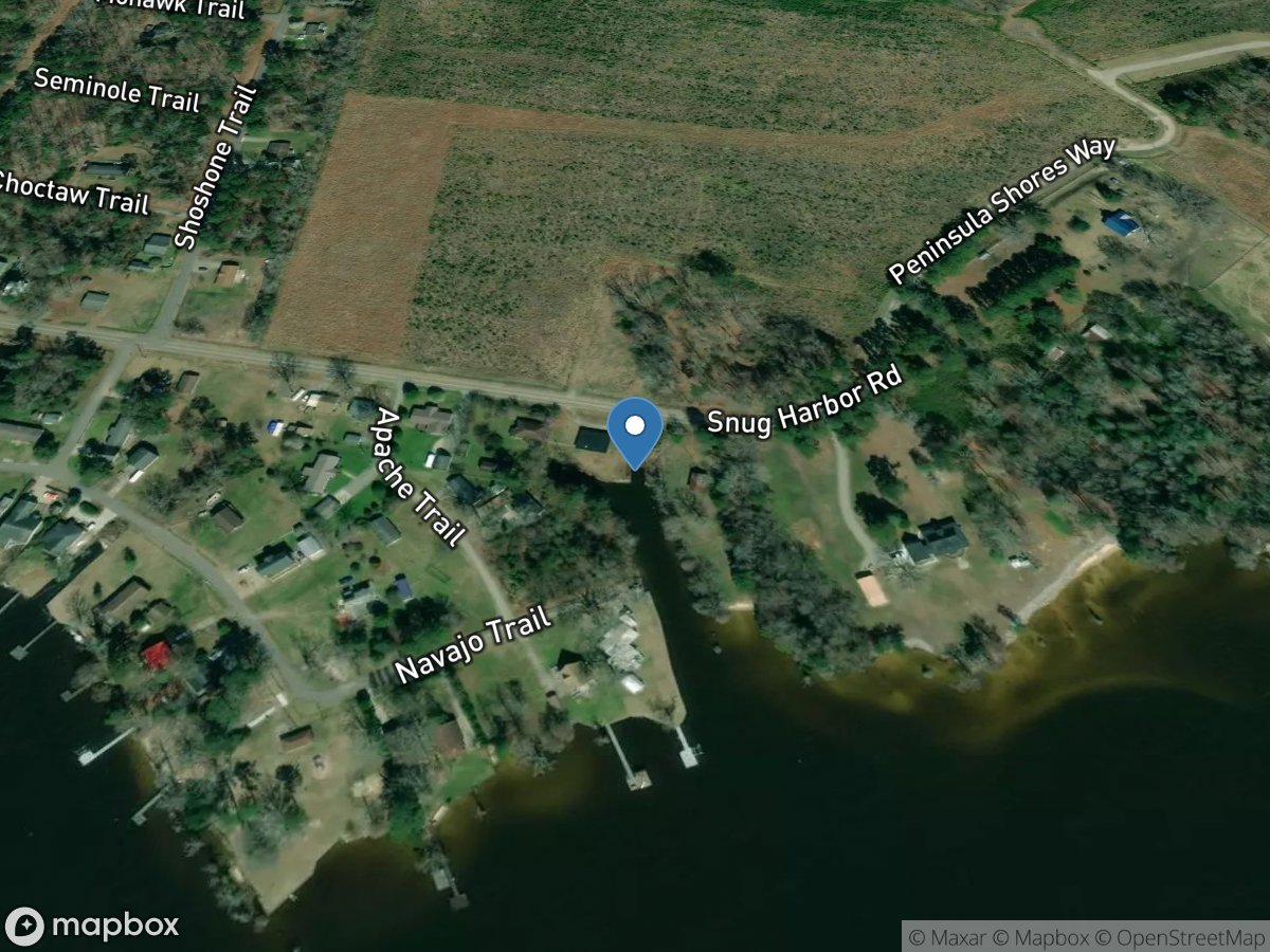 Snug Harbor Boat Ramp on the Yeopim River