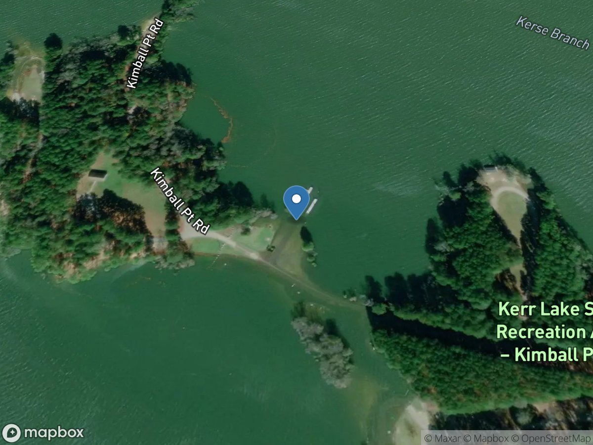 Kimball Point Boat Ramp at Kerr Lake