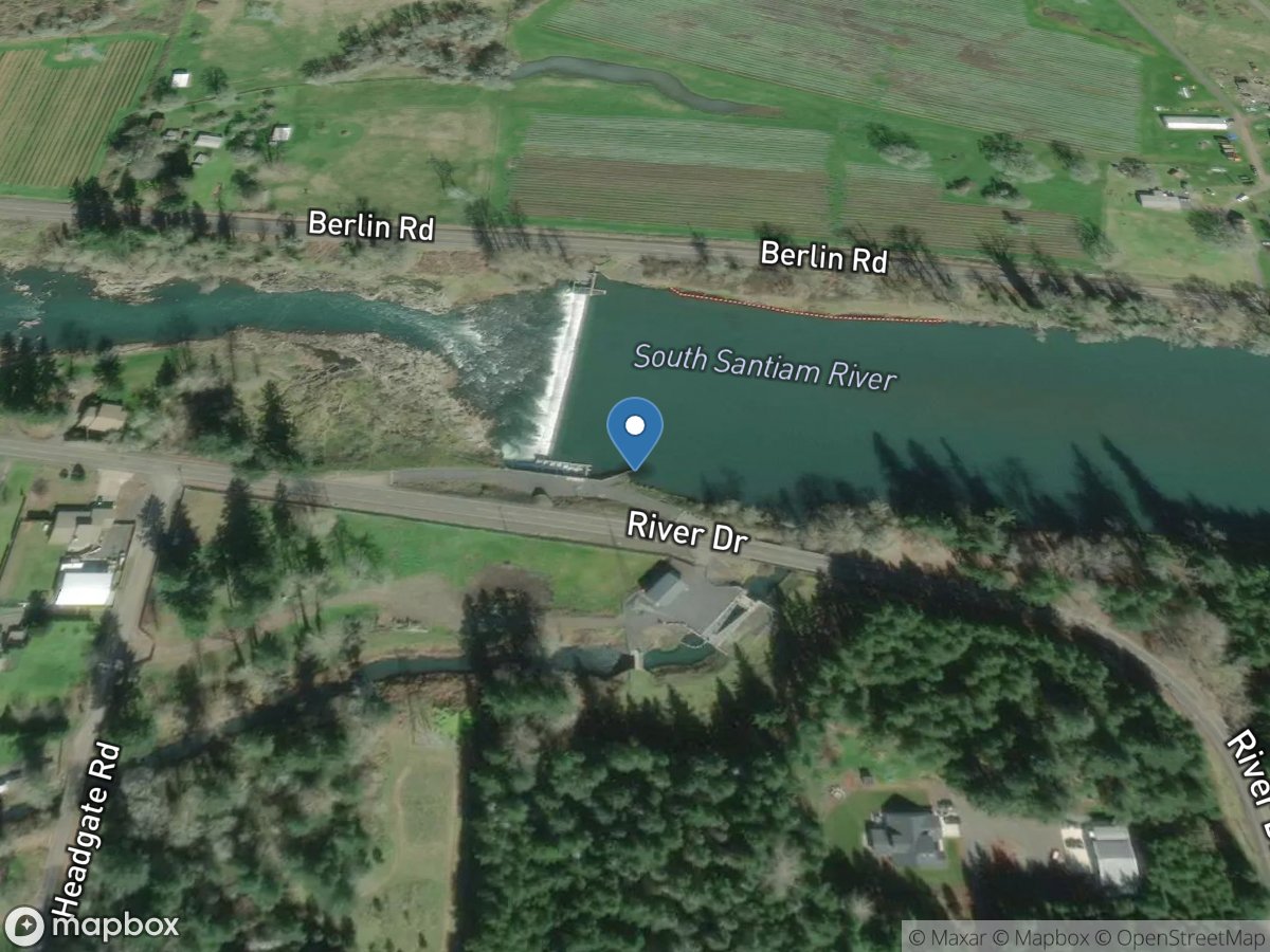 North Side Lebanon Dam