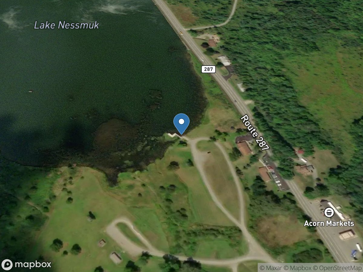 Nessmuk Lake - Lake under drawdown