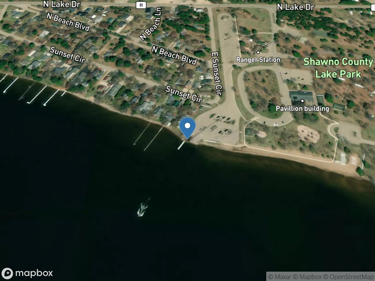 Shawano Lake County Park & Campground Boat Ramp