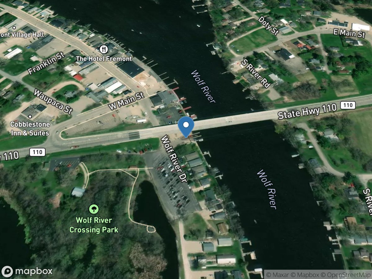 Wolf River Crossing Park Boat Ramp