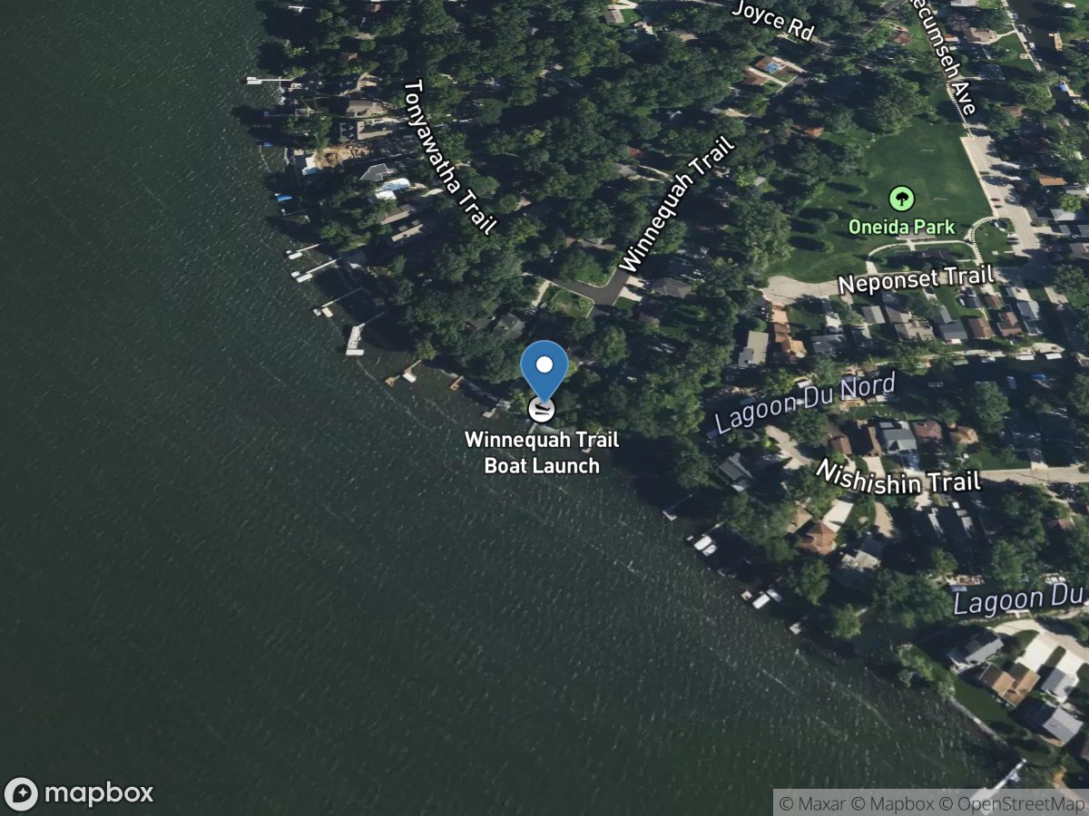 Winnequah Trail Boat Ramp