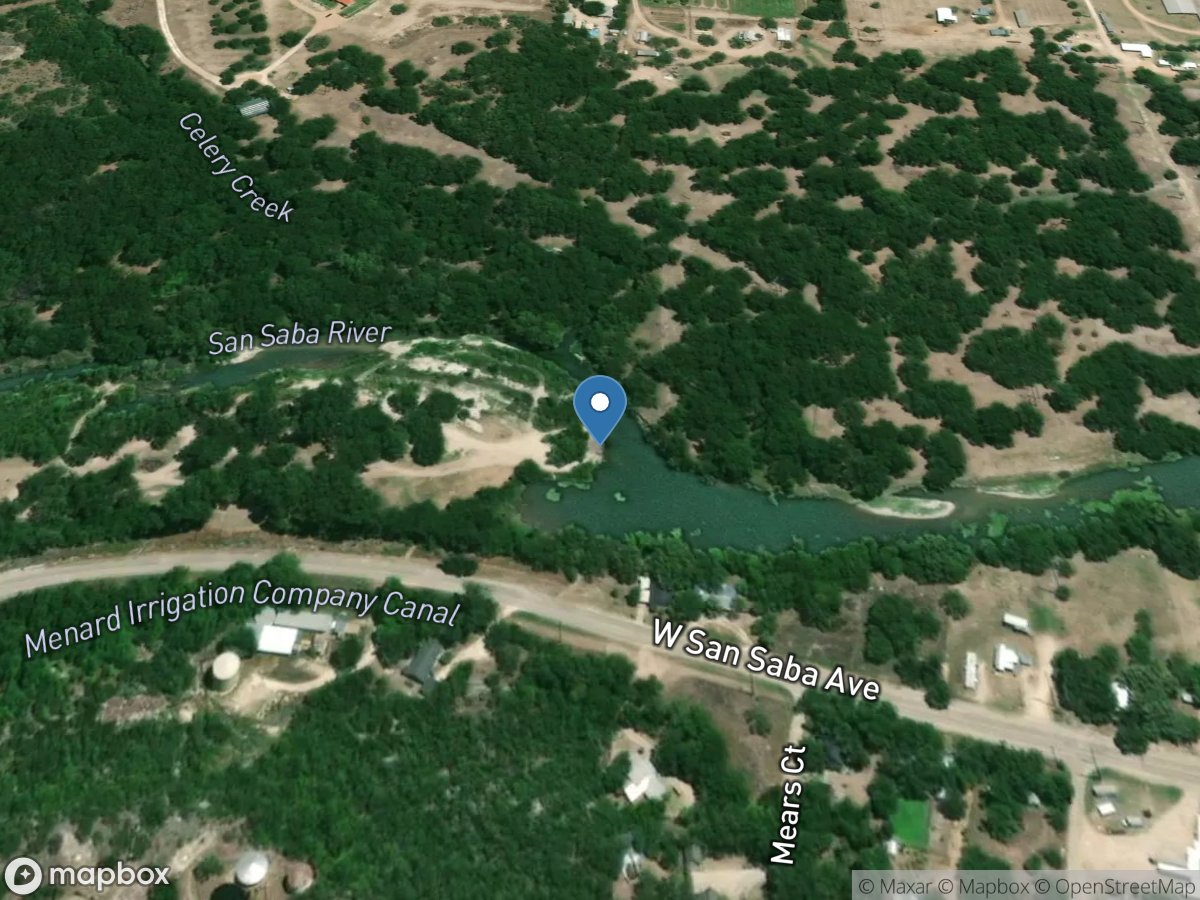 San Saba River - Menard County