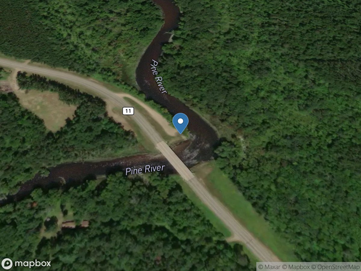 Pine River, Harvey Drake State Water Access Site