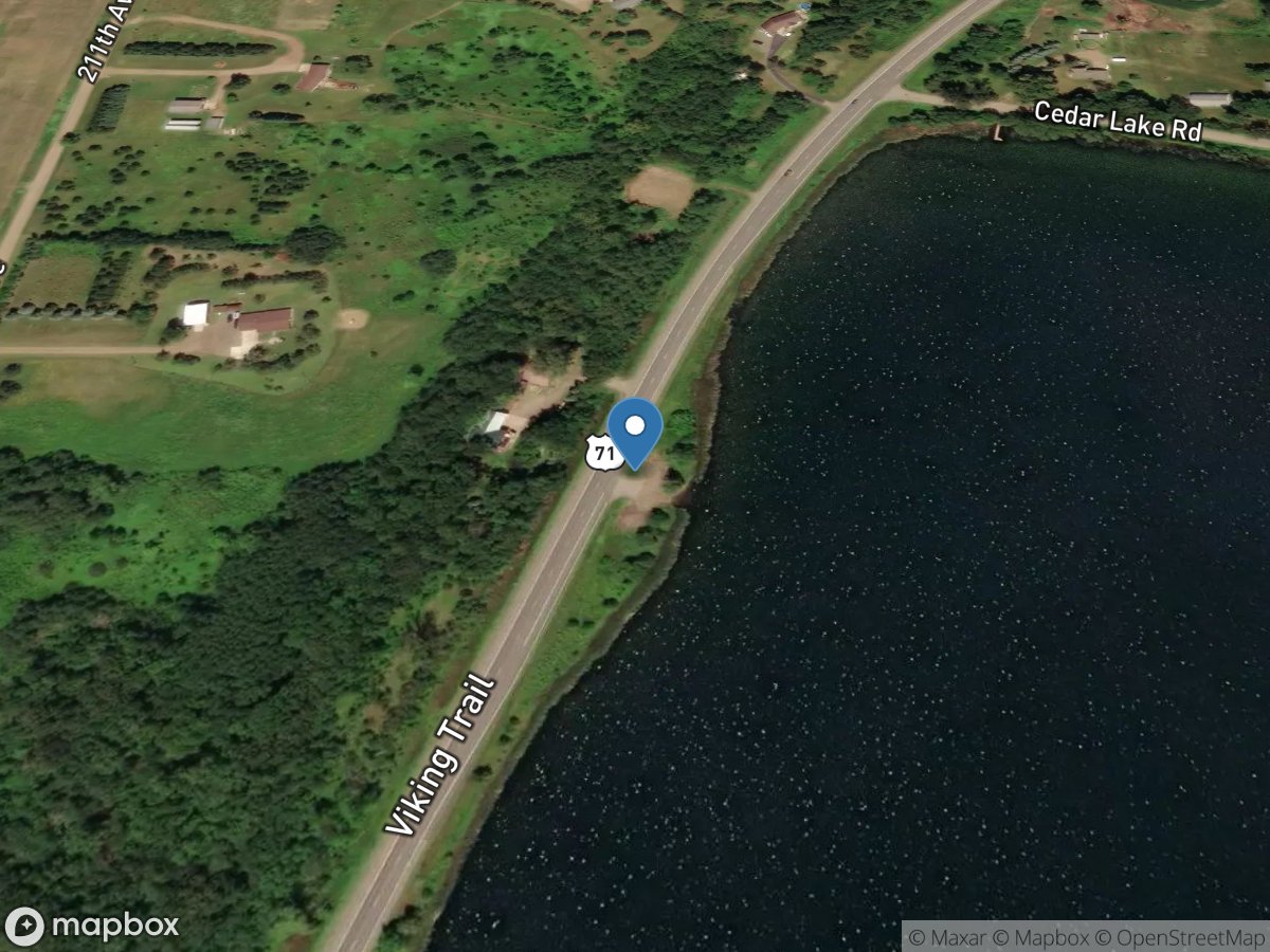 Cedar Lake, Hwy 71 State Water Access Site