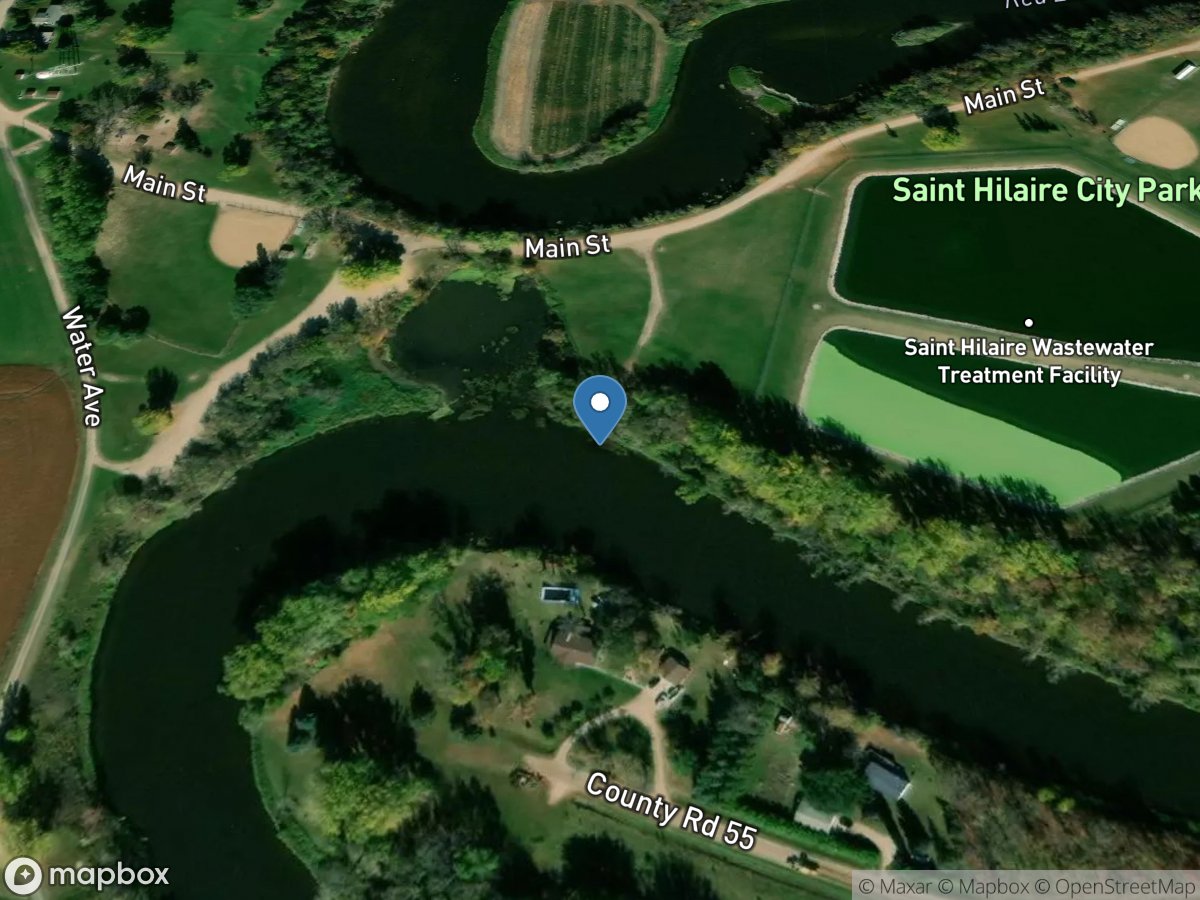 Red Lake River, St. Hilaire City Park State Water*