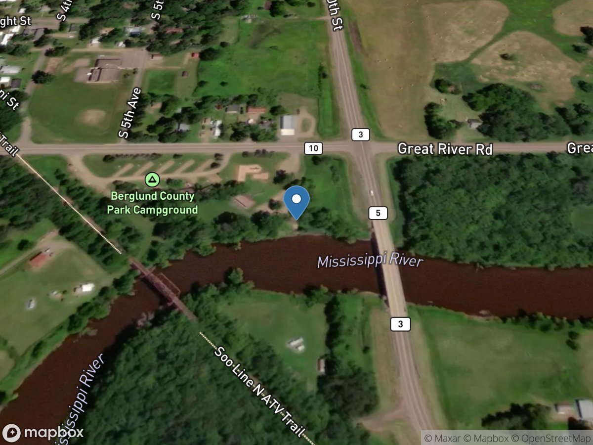 Mississippi River, Palisade State Water Access Si*