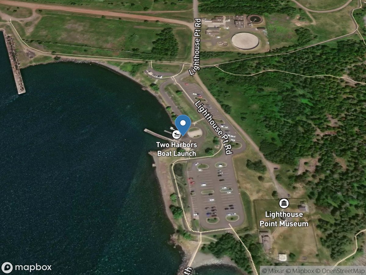 Lake Superior, Two Harbors, Agate Bay boat launch*